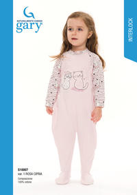 BABY GIRL'S S/L PAJAMAS S10007 Tellini S.r.l. Wholesale Clothing